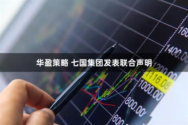 华盈策略 七国集团发表联合声明
