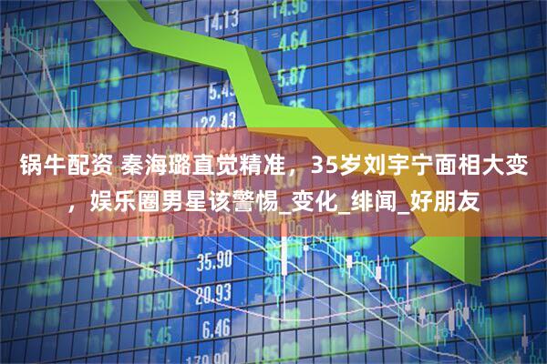 锅牛配资 秦海璐直觉精准,35岁刘宇宁面相大变,娱乐圈男星该警惕_变化_绯闻_好朋友